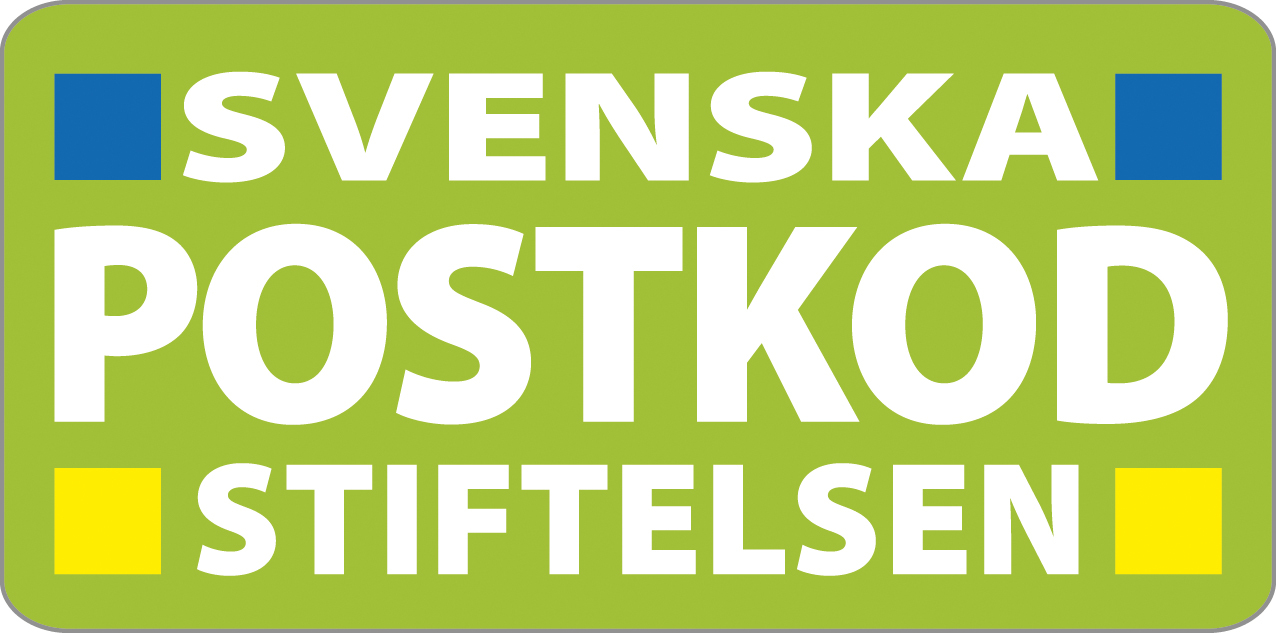 Logoen til Svenska postkod stiftelsen